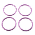 Set of 4 Air Condition Vent Outlet Inner Ring Trim for Audi A1 S1 (2010–2018) Purple