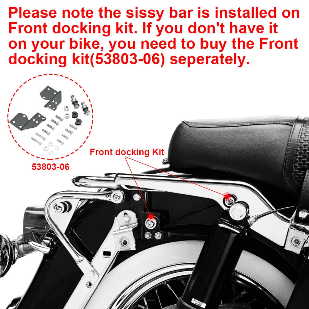 Sissy Bar Rack for Harley Touring Street Glide Road King (1997–2008)