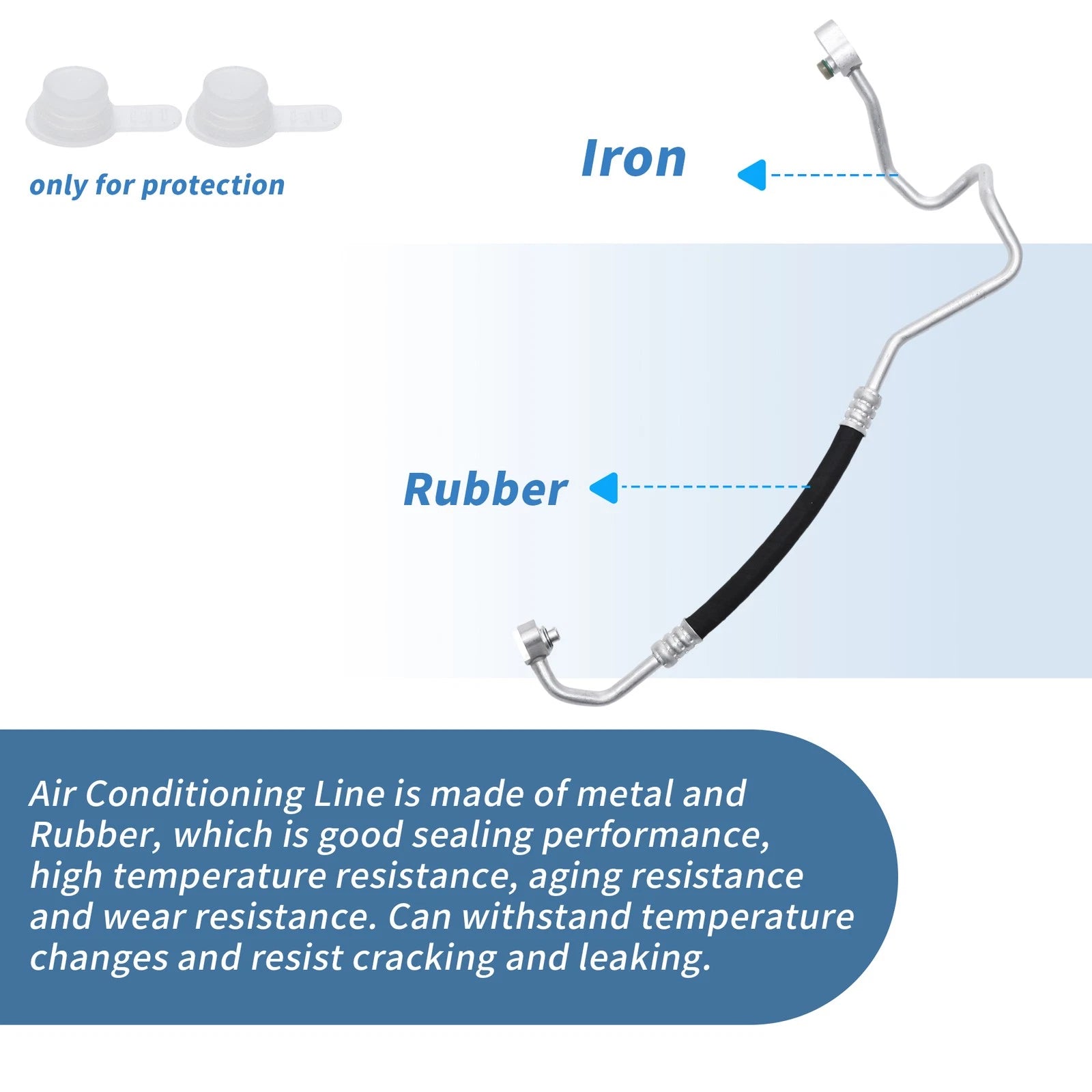A/C Refrigerant Liquid Hose for BMW X11 (2016–2018) No. 64539209726