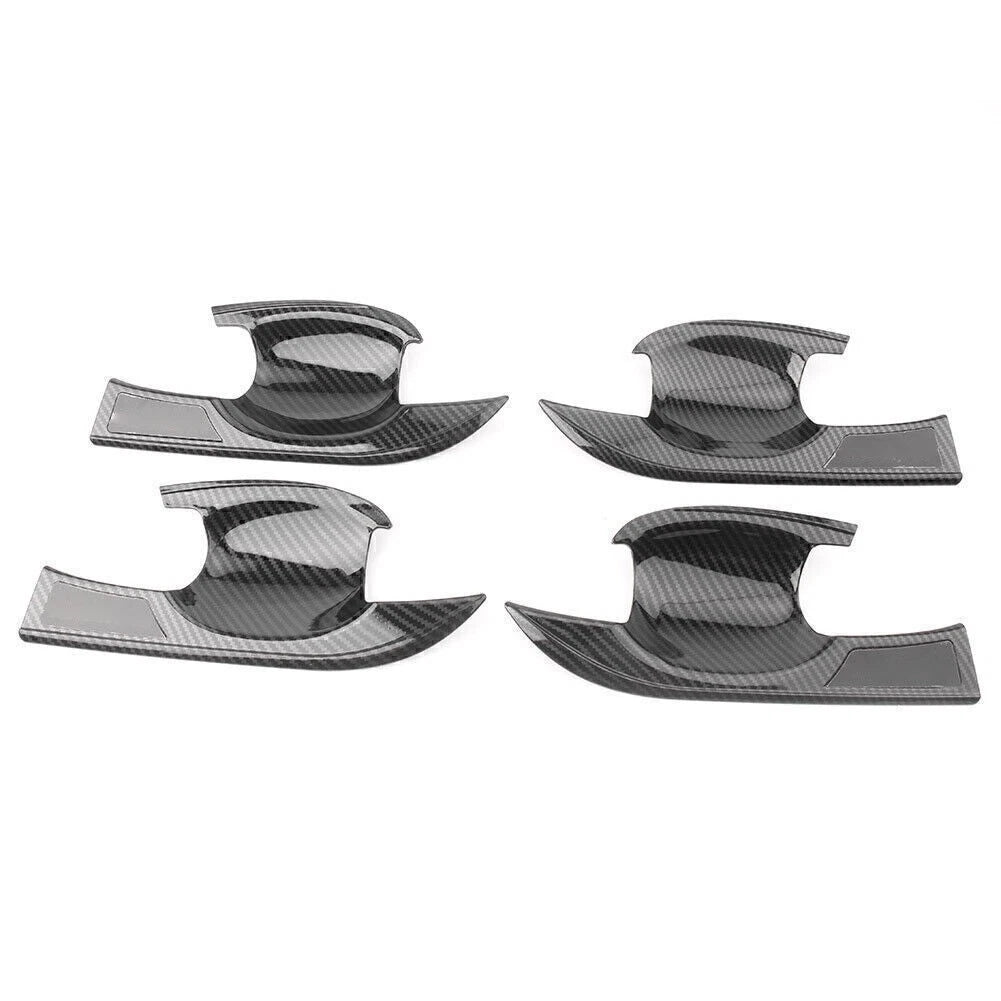 Door Handle Bowl Cover Trim for Mitsubishi Eclipse Cross (2018) Carbon Style