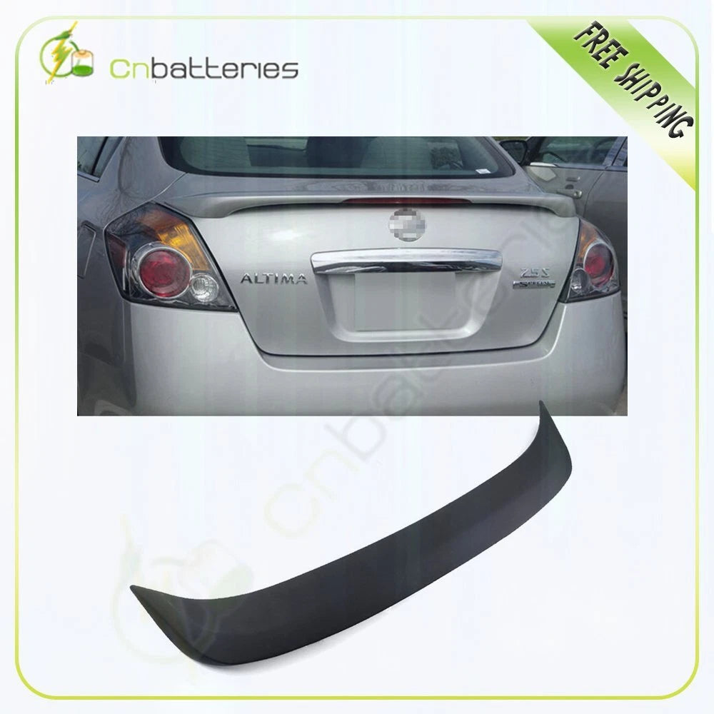 Rear Black Spoiler Wing with Lights for Nissan Altima (2007–2012)