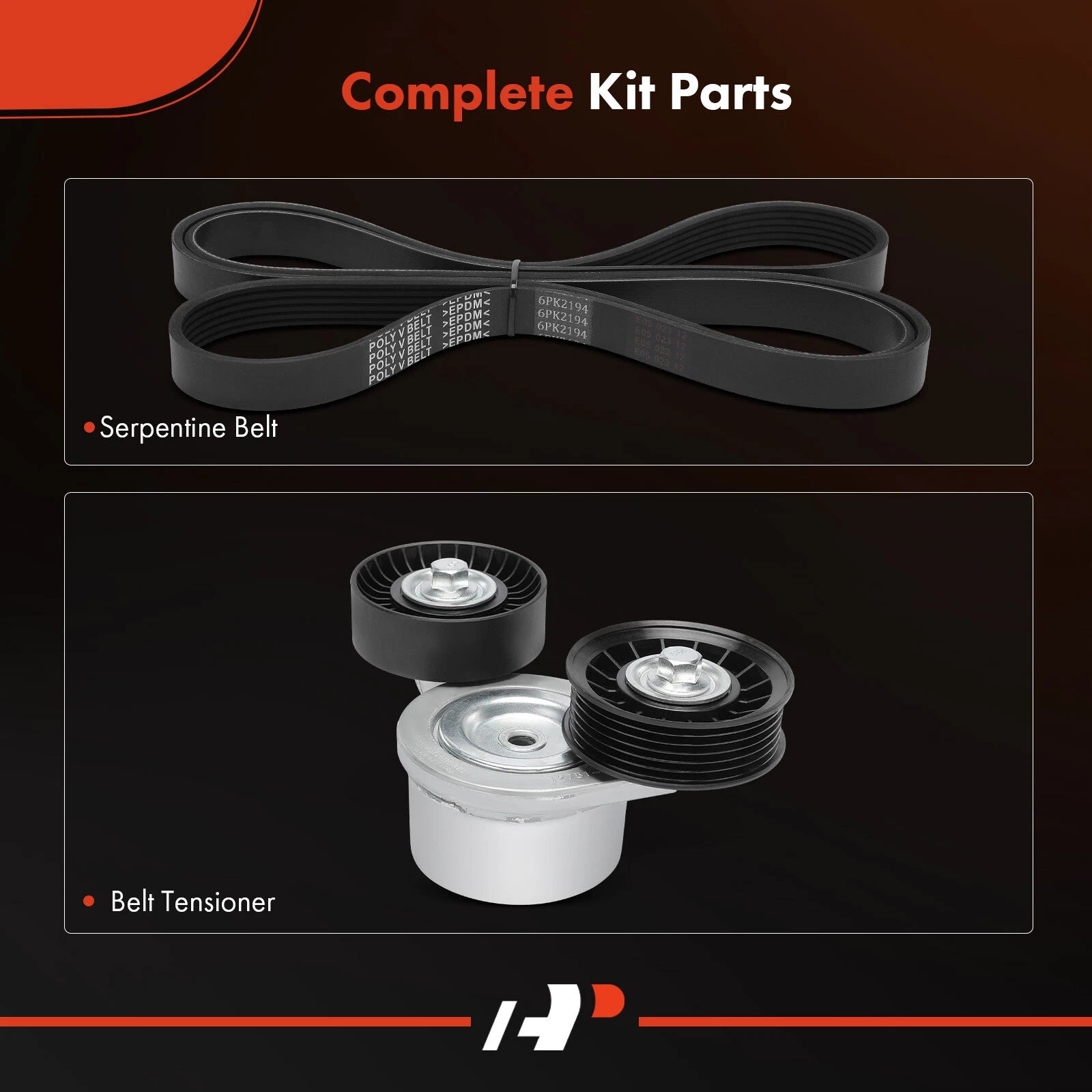 Serpentine Belt Drive Component Kit for Jeep Grand Cherokee WK (2005–2010)