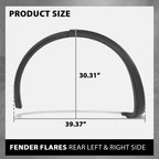 Set of 2 Rear Fender Flares for Tesla Model X (2016–2023)