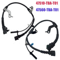 2X Rear Speed Sensor 47510-TBA-T01, 47560-TBA-T01 for Honda Civic (2016–2022)