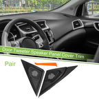 Pair A Pillar Tweeter Speaker Cover Trim for Mazda 3 (2004–2009) Black