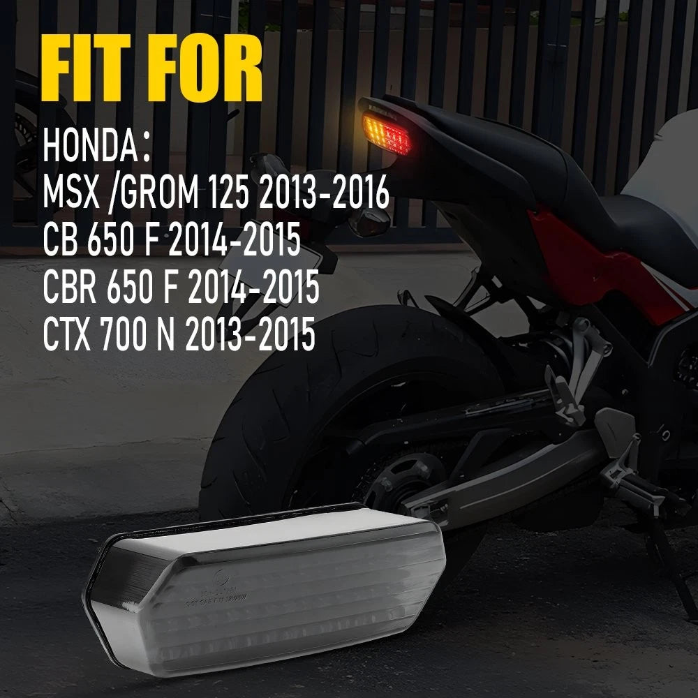Integrated LED Tail Brake Turn Signal Light for Honda Grom 125 CBR650F CTX700N (2013–2020)