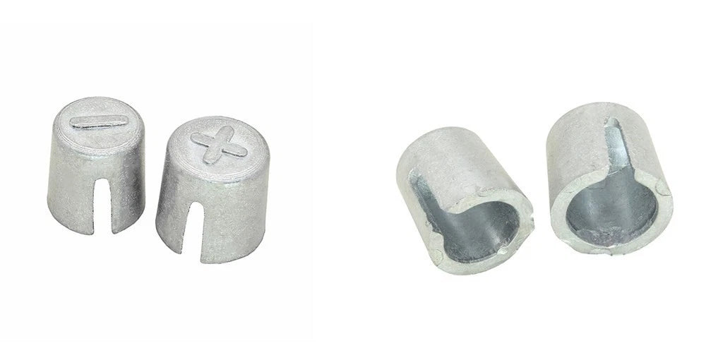 2X Car Battery Terminal Shims for 6V 12V Applications (Marine, RV)