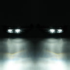 Set of 2 Front Fog Lights Black LED for Chrysler 300 (2015-2024)