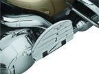 Kuryakyn ISO Passenger Floorboards Chrome for Harley Davidson FLHR (2008–2009)