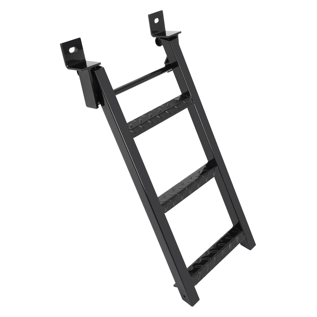 3-Rung Retractable Truck Step Ladder for Trailer Truck RV (400 LBS)