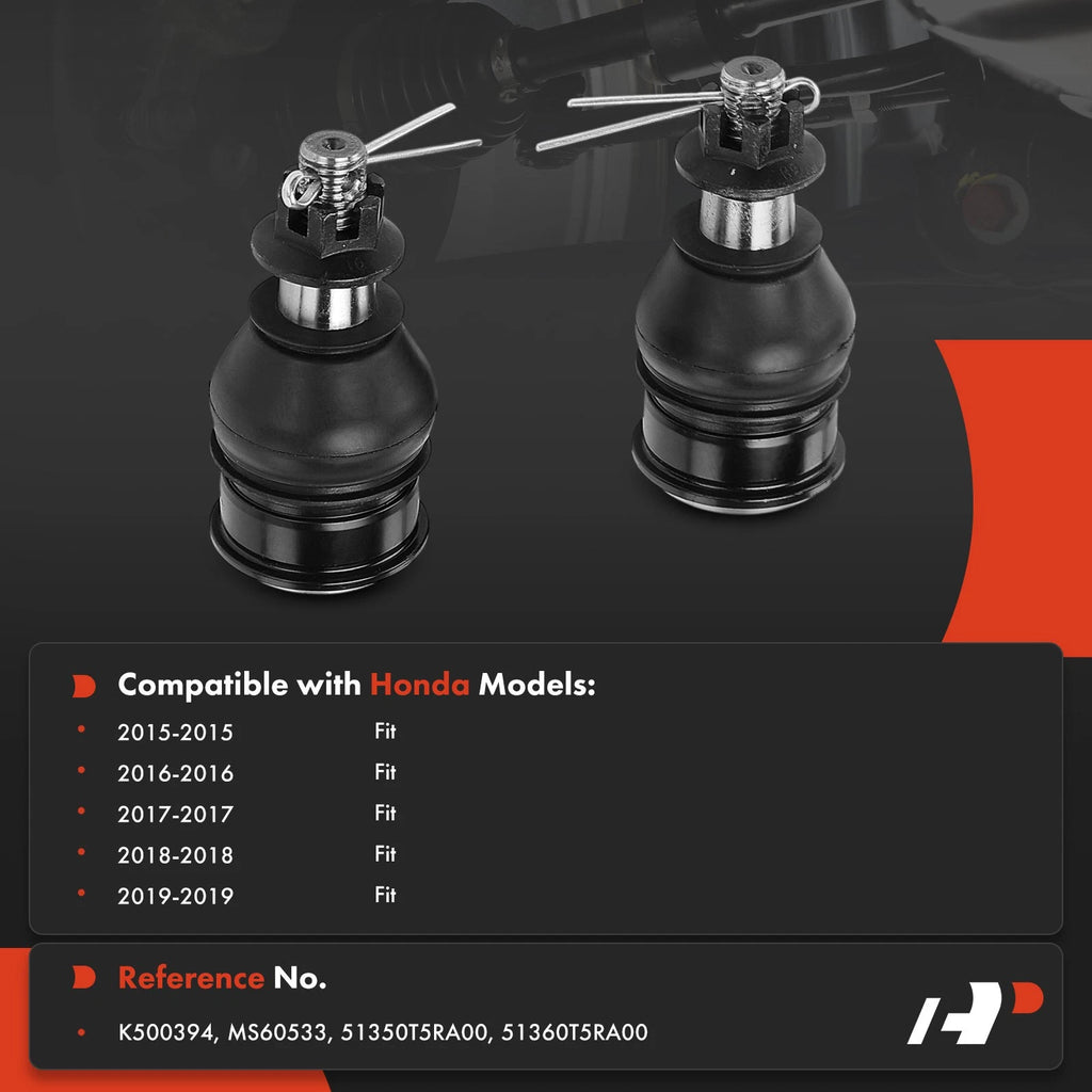 2X Front Lower Side Ball Joint for Honda Fit (2015-2019)
