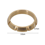 Brass Joint Flange Ring for Golf/Jetta/Passat/A3