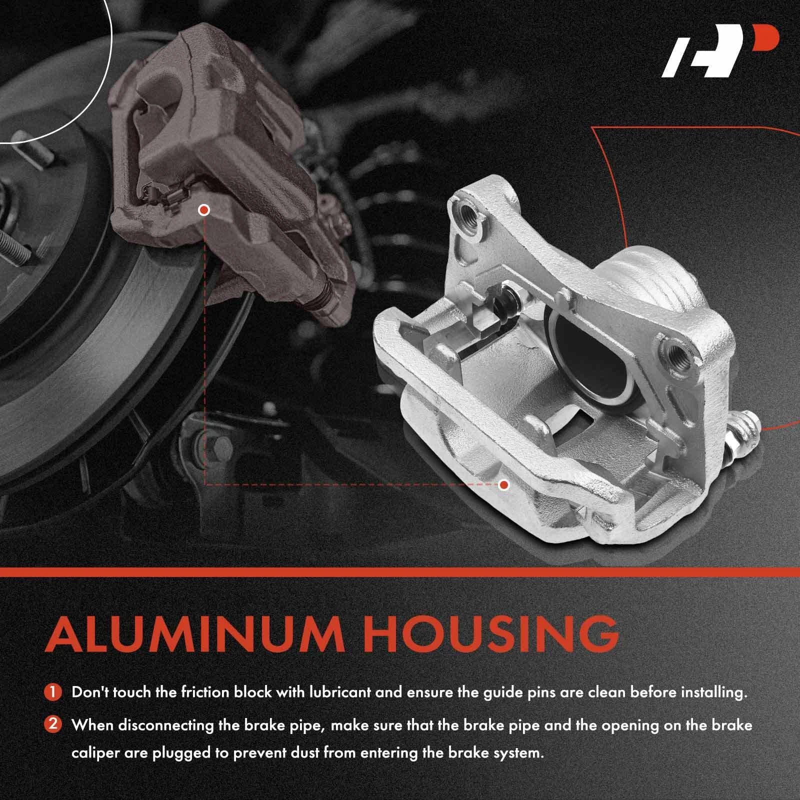 Front Brake Caliper & Pads for Nissan Murano (2003-2007, 2009-2012)