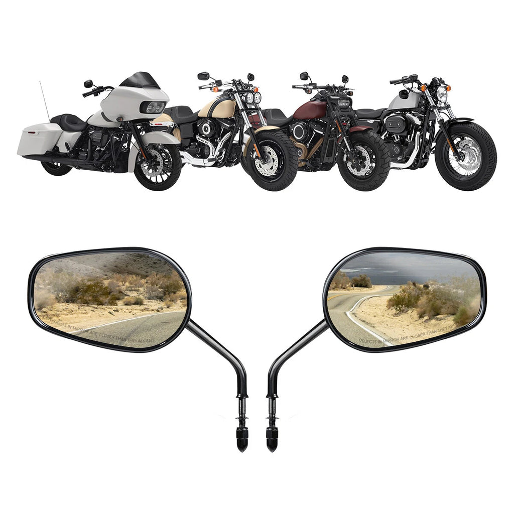 L & R Rear View Mirrors for Harley Road King Touring XL 883 (1994–2023)