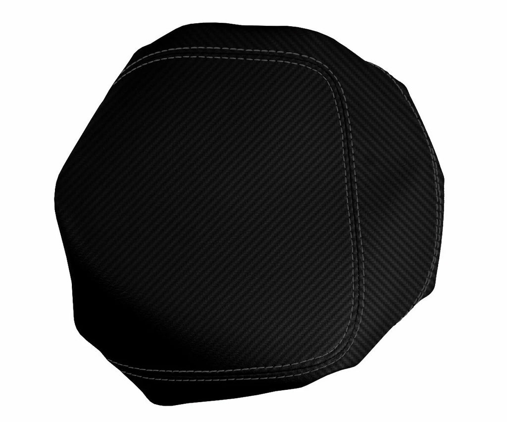 Console Lid Armrest Cover for Ford F150 Lariat (1997–2003) Carbon Fiber Black