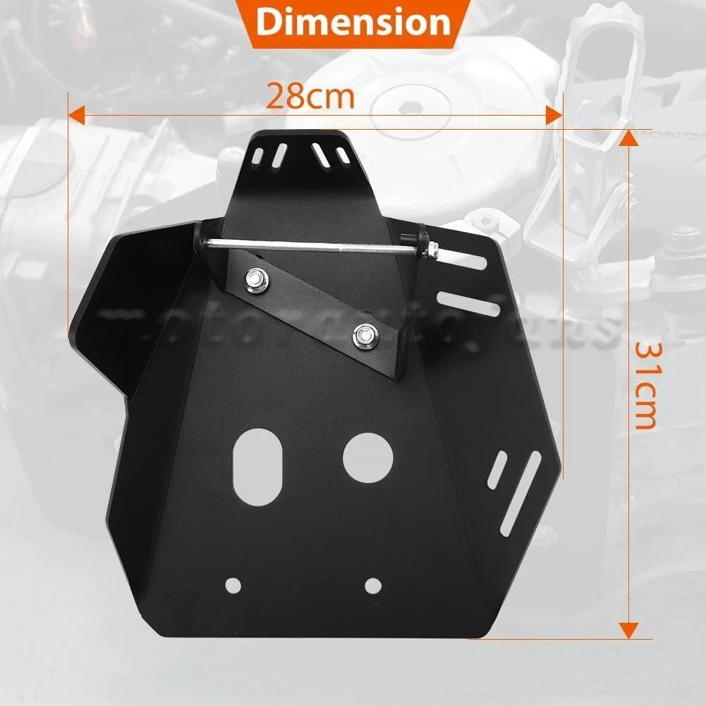 Skid Plate Bash Guard for Honda CRF110F (2019–2024) W/ Hardware, Aluminum
