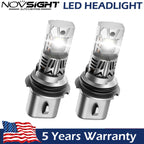 2X HB1 9004 LED Bulbs for High Low Beam Replacement (6500K, 20000LM)