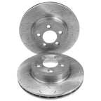 Front Drilled Slotted Disc Brake Rotors for BF FG XR6 XR8 (2005-2013)