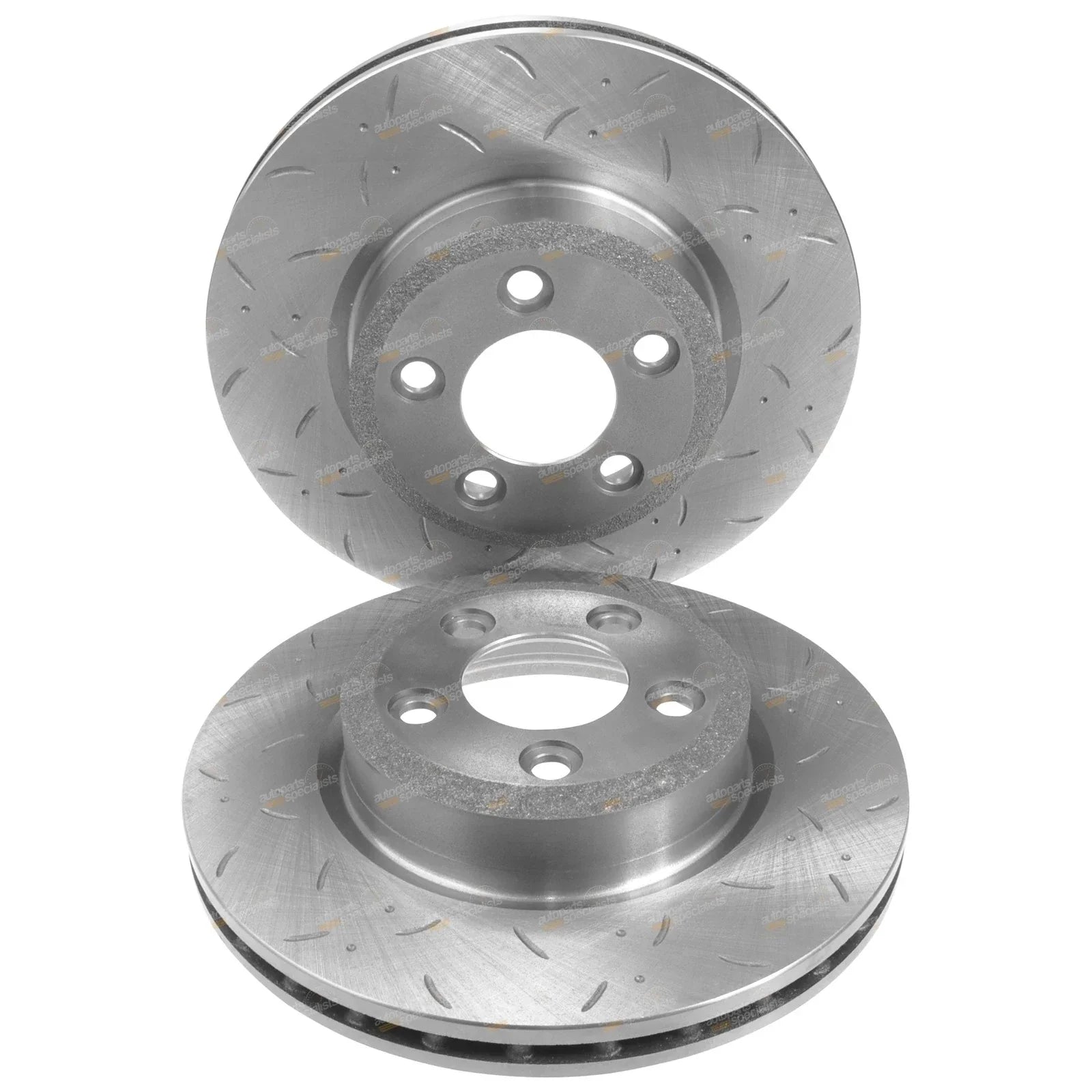 Front Drilled Slotted Disc Brake Rotors for BF FG XR6 XR8 (2005-2013)