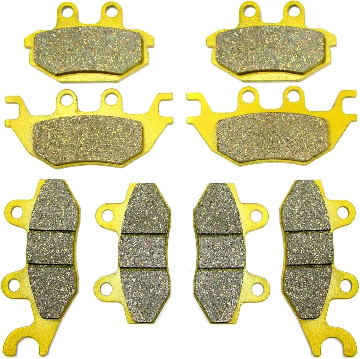 MC Front Rear Brake Pads for Kawasaki Mule Pro KAF820 (2016–2023)