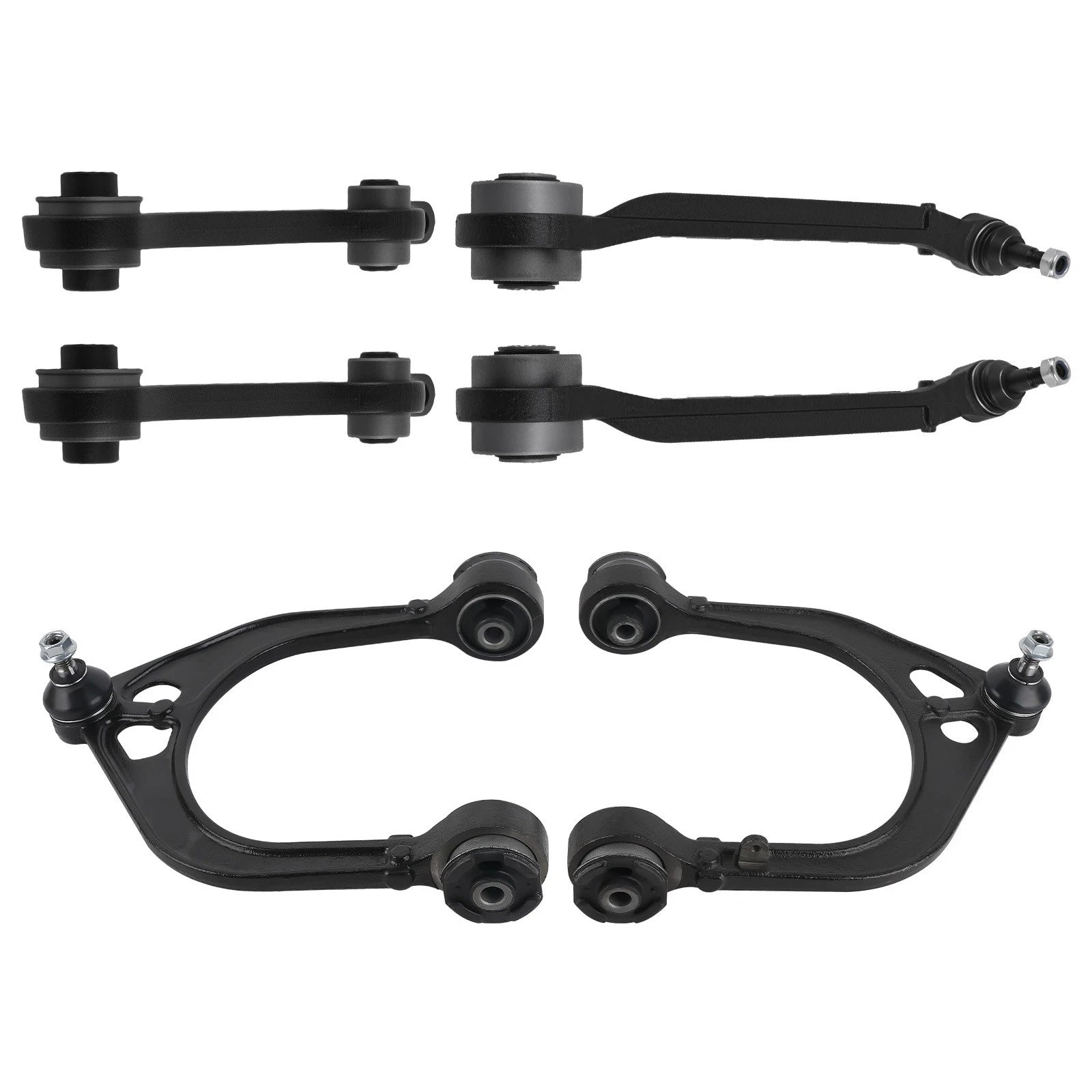 6x Front Lower & Upper Control Arm for Dodge Challenger Charger (2011–2019)