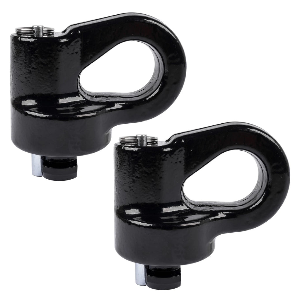 Pair Gooseneck Safety Chain Anchors for Silverado F-250 F-350 Sierra