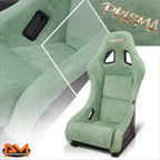NRG FRP-303OL-PRISMA Olive Fixed Back Racing Bucket Seat for Universal (2010–2023)