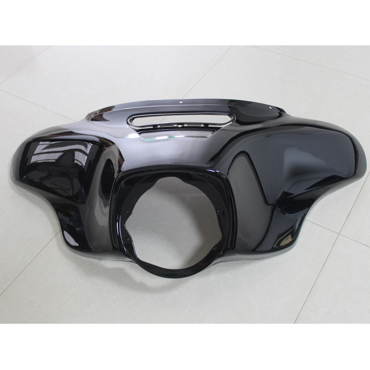 Vivid Black Batwing Outer Fairing for Harley Touring Electra Street Glide