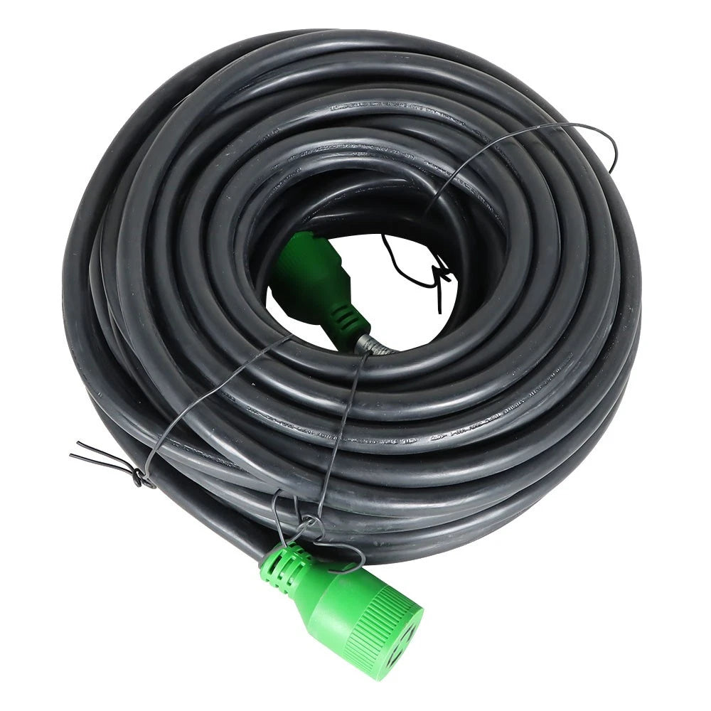 100 Ft Generator Extension Cord 4 Prong 30 Amp for Power Equipment