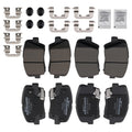 Front & Rear Brake Pads Kit for Hyundai Santa Fe (2010–2012) D1432 D1284