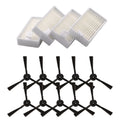 10pcs Side Brush & 4pcs Filter Mesh for Ariete Briciola (2711–2717)