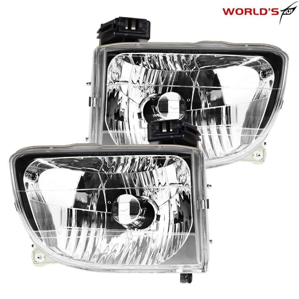 Headlights Pair for Toyota Tacoma (2001–2004) White
