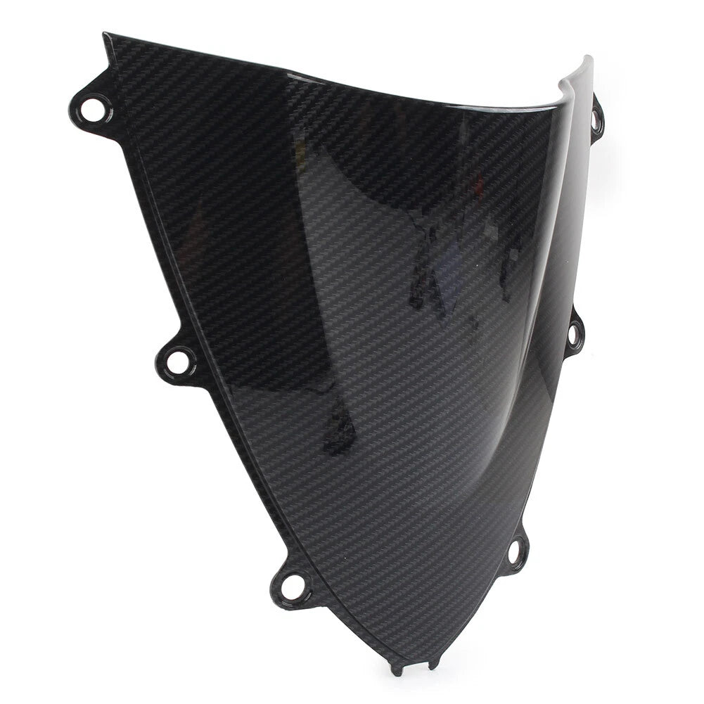 Black Carbon Fiber ABS Windshield Shield for Honda CBR 1000RR (2008–2011)