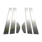 Chrome Pillar Post Covers 6pc Replacement for Dodge Neon (2000–2005)