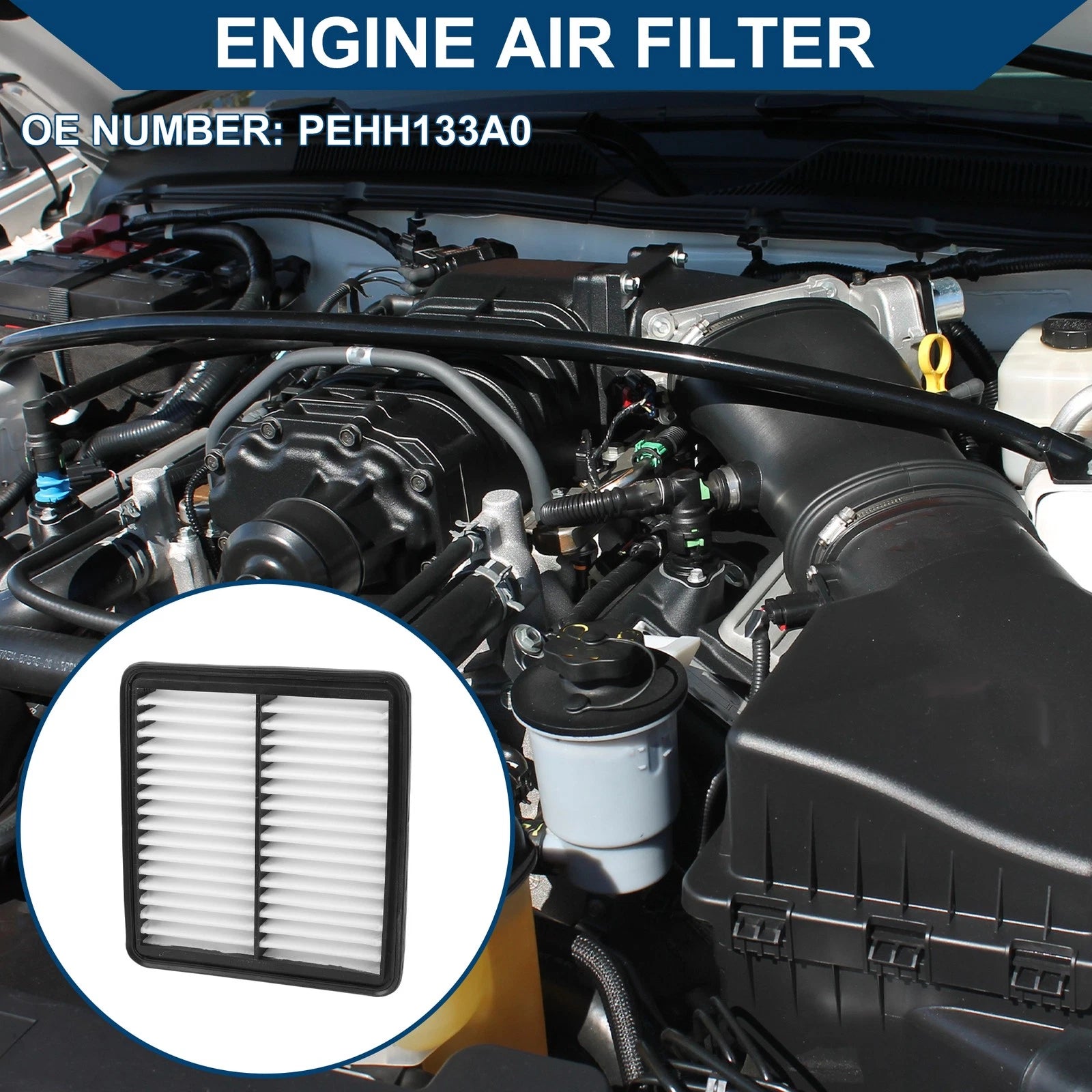 Car Engine Air Filter No.PEHH133A0 for Mazda CX-3 (2016–2021)