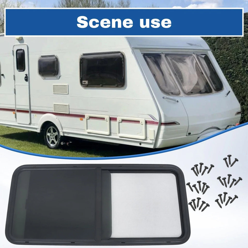 48" x 22" Horizontal Slider RV Window for Cargo Trailer