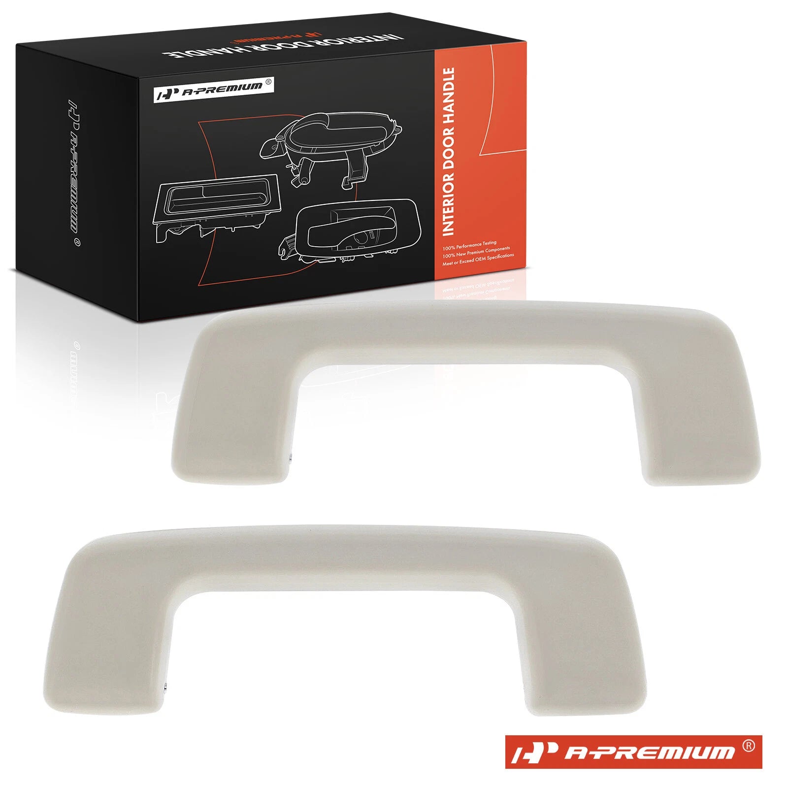 2X Front Interior Door Handle for Ford Fusion Lincoln MKZ (2006–2009)