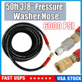 3/8" x 50ft Hot Water Pressure Washer Hose for Pressure Washers