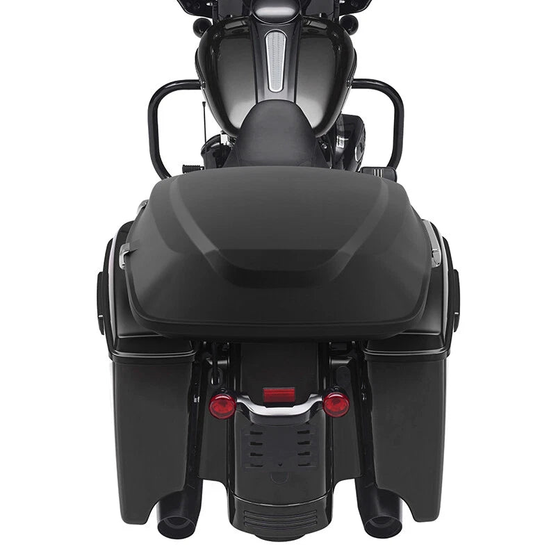 Matte Black Razor Trunk for Harley Touring Road Glide (2014–2024)