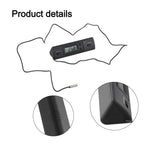 Car Thermometer for Indoor and Outdoor Use (12.543.5cm) Black LCD