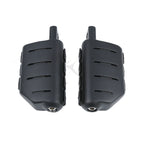 Pair Matte Black Male Mount Lion Paw Footrests for Harley Dyna