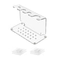 Acrylic Shaving Tool Holder for Wall or Desktop (17x7.8x11.5cm)