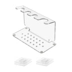 Acrylic Shaving Tool Holder for Wall or Desktop (17x7.8x11.5cm)