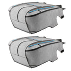 Set of 2 Front Left & Right Seat Covers for Chevy Suburban 1500/2500 HD/3500 (2007–2013) Black