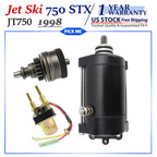 Starter for Kawasaki JT750 Jet Ski 750 STX (1998) with Bendix & Relay