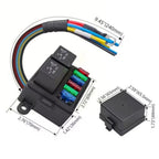 Fuse Box 45 Pin for Truck RV (12V 24V) - IP65, 4 Way, 23 Relays