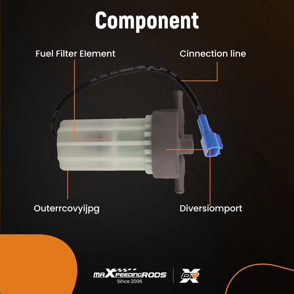Fuel Filter Assembly for Yamaha F200 F225 F250 LF150 LF200 (2000–2023)