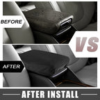Center Console Armrest Cover for Nissan Altima (2007–2012) Black