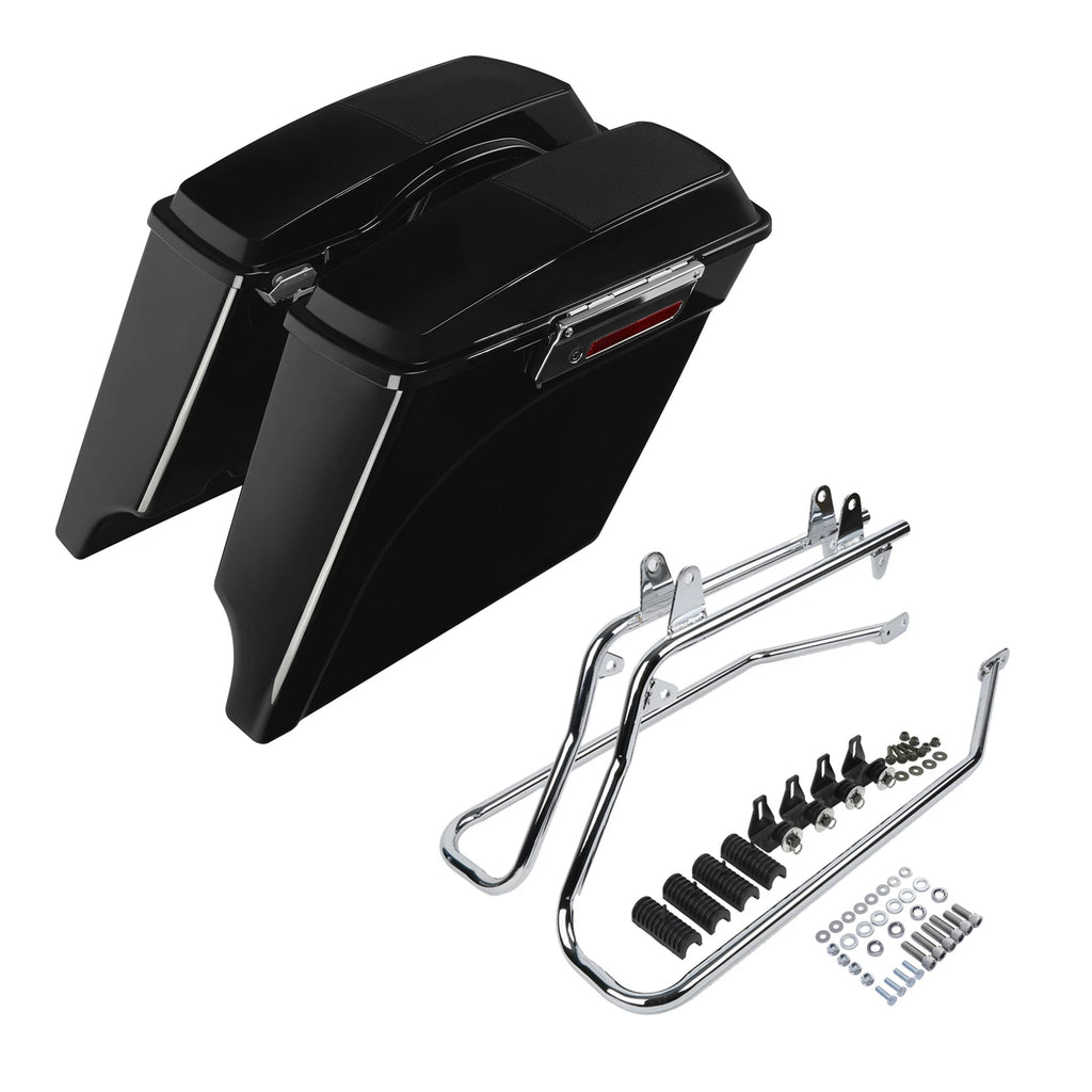 5" Stretched Saddlebags Speaker Lid Bracket for Harley Fatboy (1984–2017)