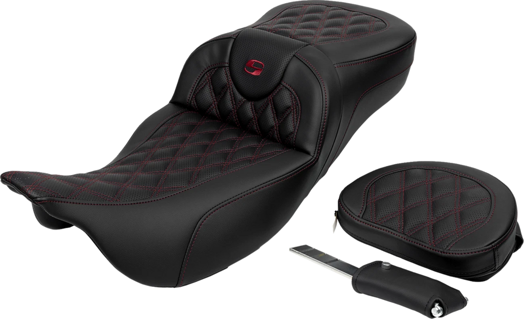 SADDLEMEN Roadsofa Extended Reach Seat for Harley Davidson (2014–2023)